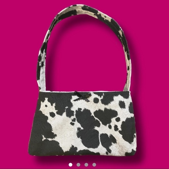 Handbags - HANDMADE Cow Print Mini Bag